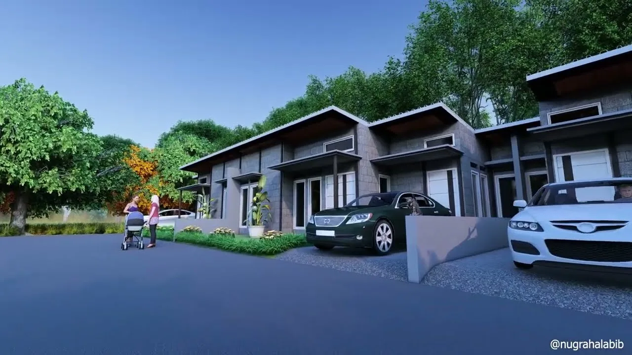 Video: The Griya Borobudur housing design on video.