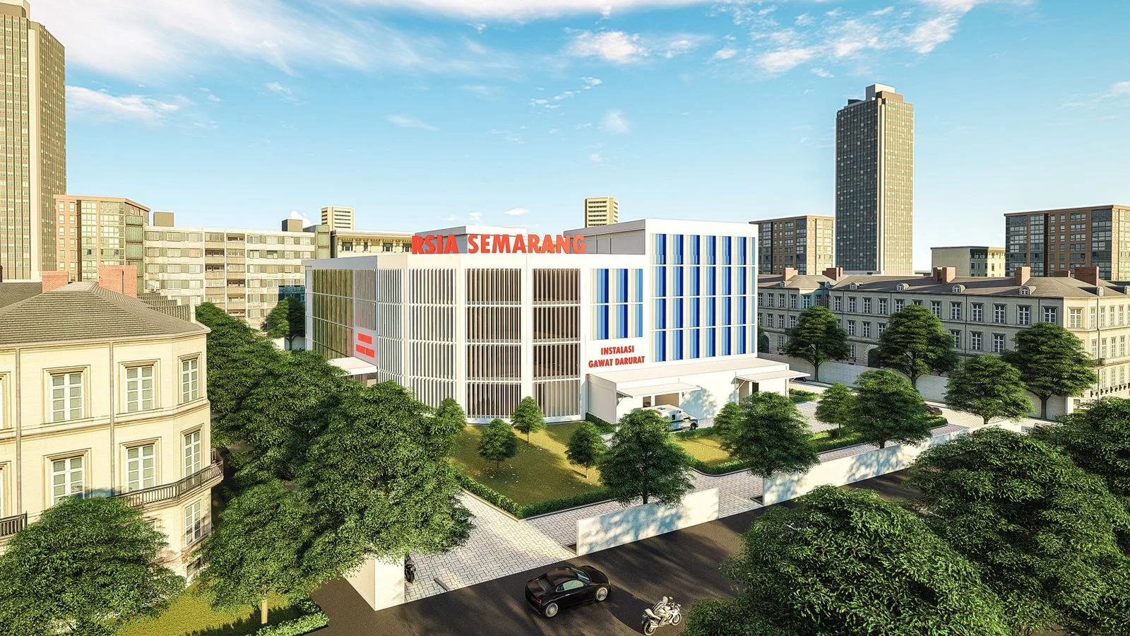 RSIA Semarang, LAB.in Studio render 1